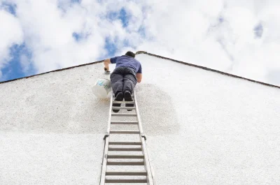 Peinture extérieure à la Ferté-Loupière — façades et ravalement